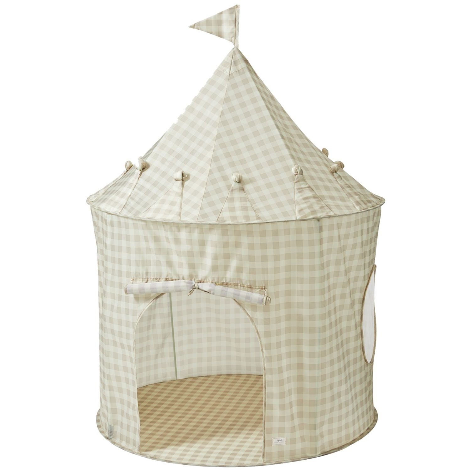 Tente de jeu en tissu recyclé Vichi Beige (3 sprouts) - Image 1