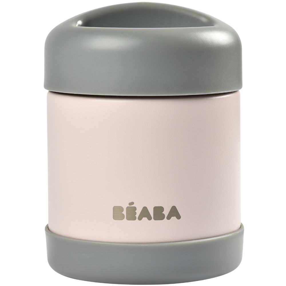 Thermos alimentaire dark mist et light pink (300 ml) (Béaba) - Image 1