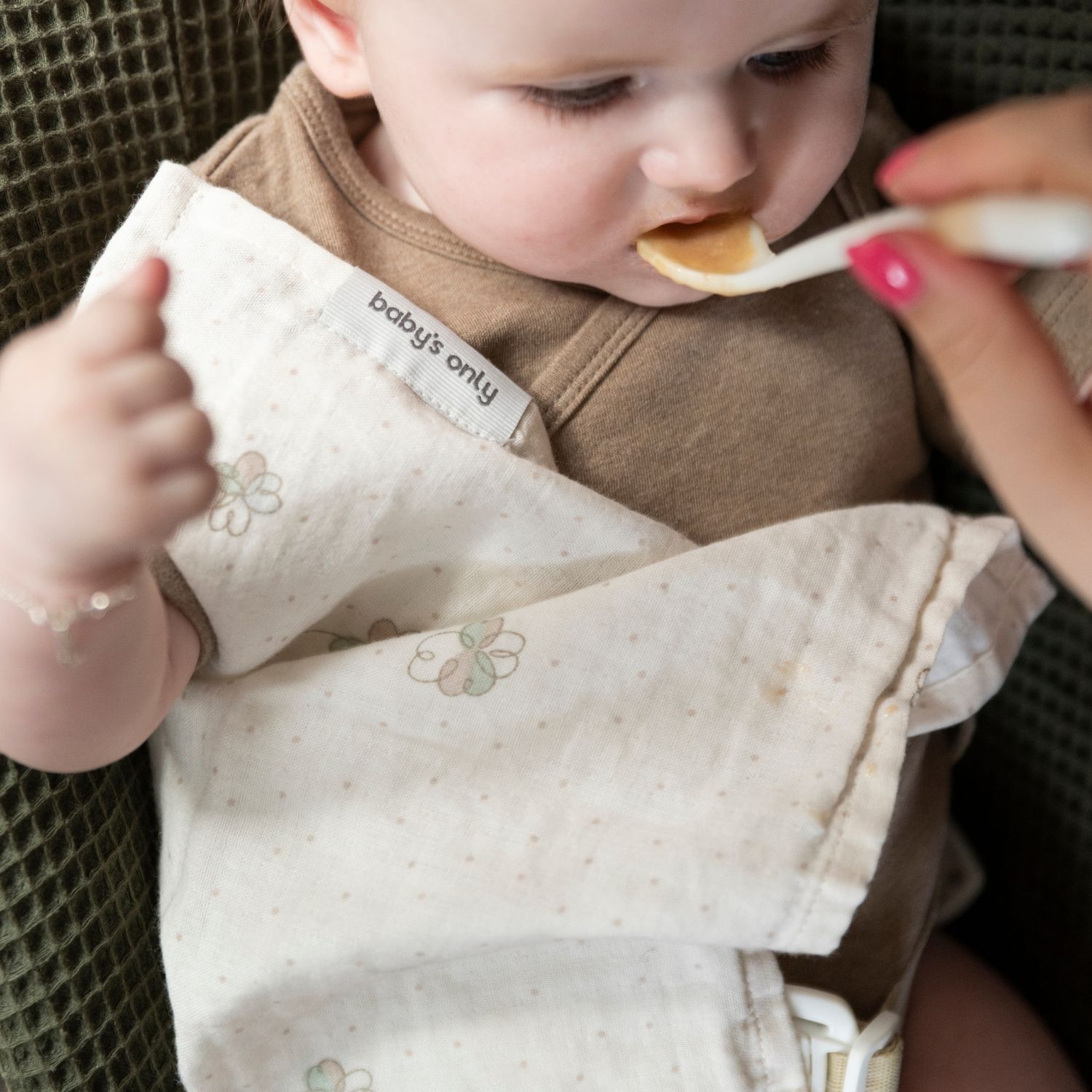 Lot de 3 gants de toilette Tender Beige-Clover (Baby's Only) - Image 5