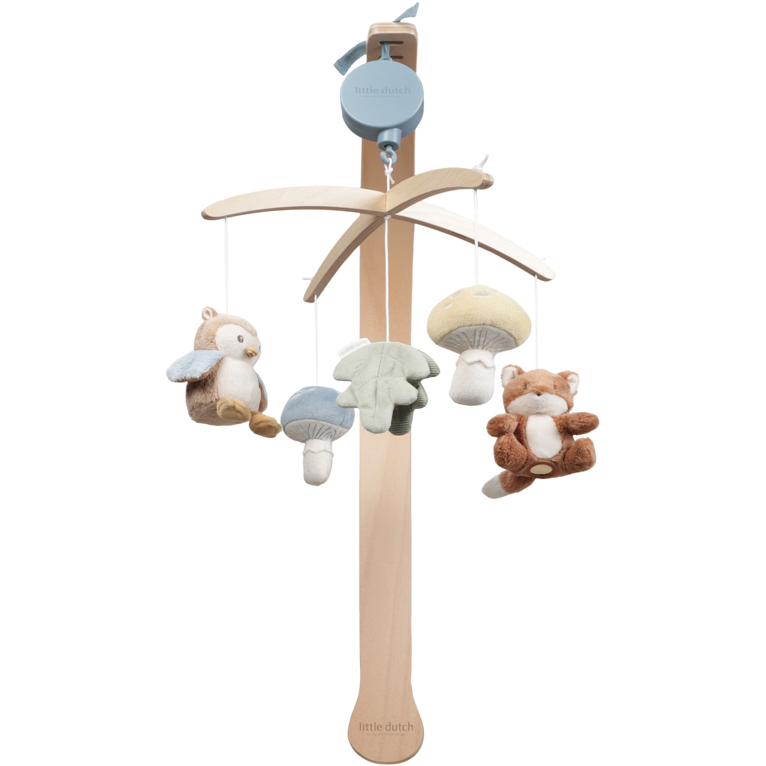 Mobile musical en bois FSC Forest Friends (Little Dutch) - Image 1