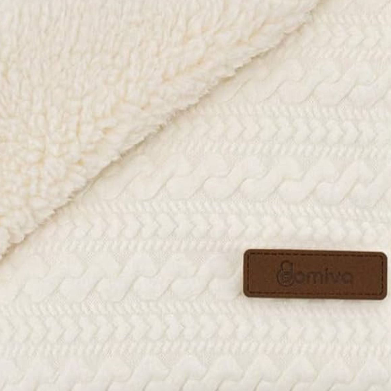 Couverture double face Boubou (75 x 100 cm) (Domiva) - Image 1