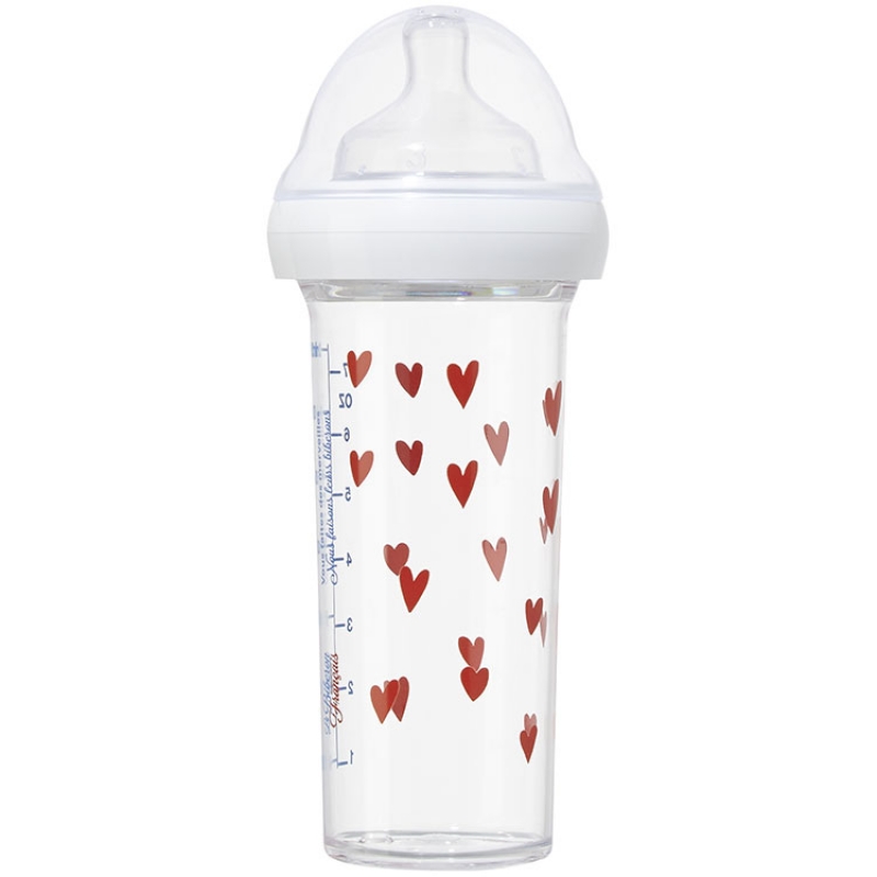 Biberon anti colique Coeurs (210 ml) (Le Biberon Français) - Couverture