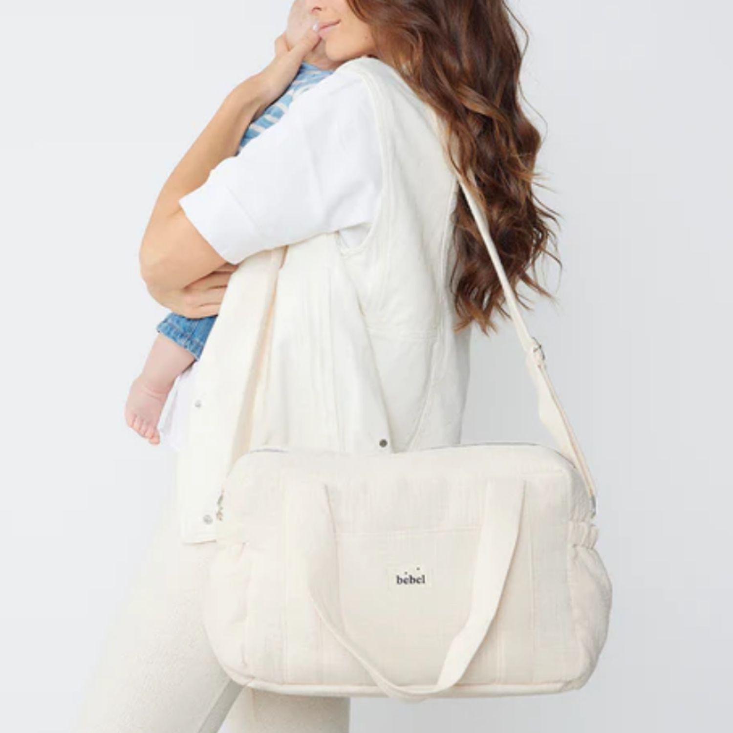 BEBEL - Sac à langer Middle sable
