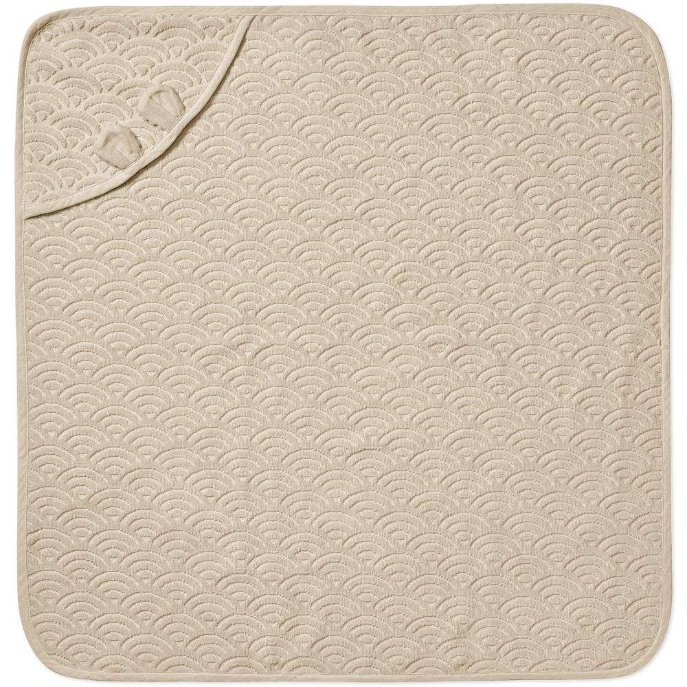 Cape de bain ours amande (80 x 80 cm) (Cam Cam Copenhagen) - Image 6