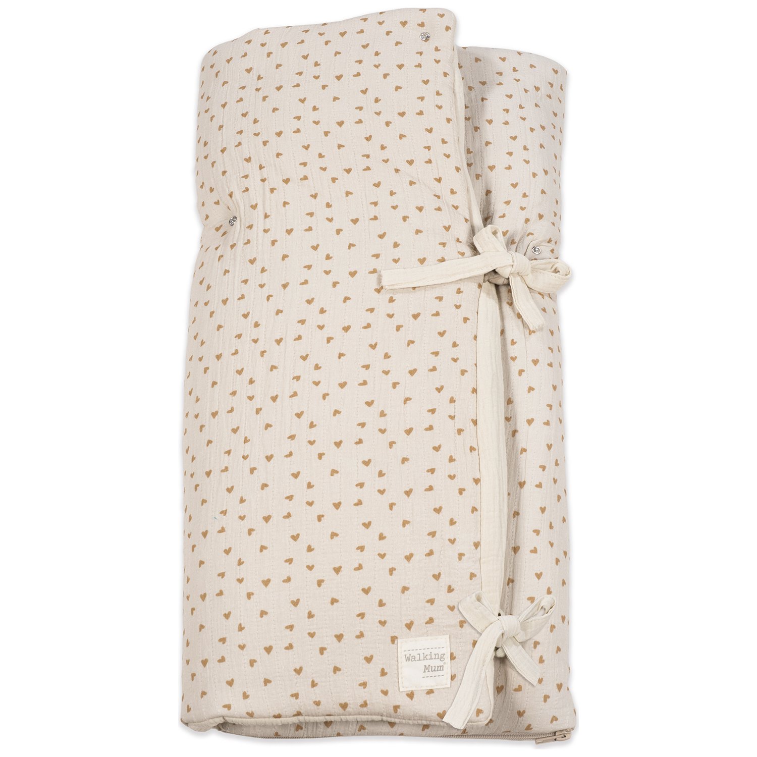 Nid d'ange et couverture Coeurs Poppy Cannelle (Walking Mum) - Image 1