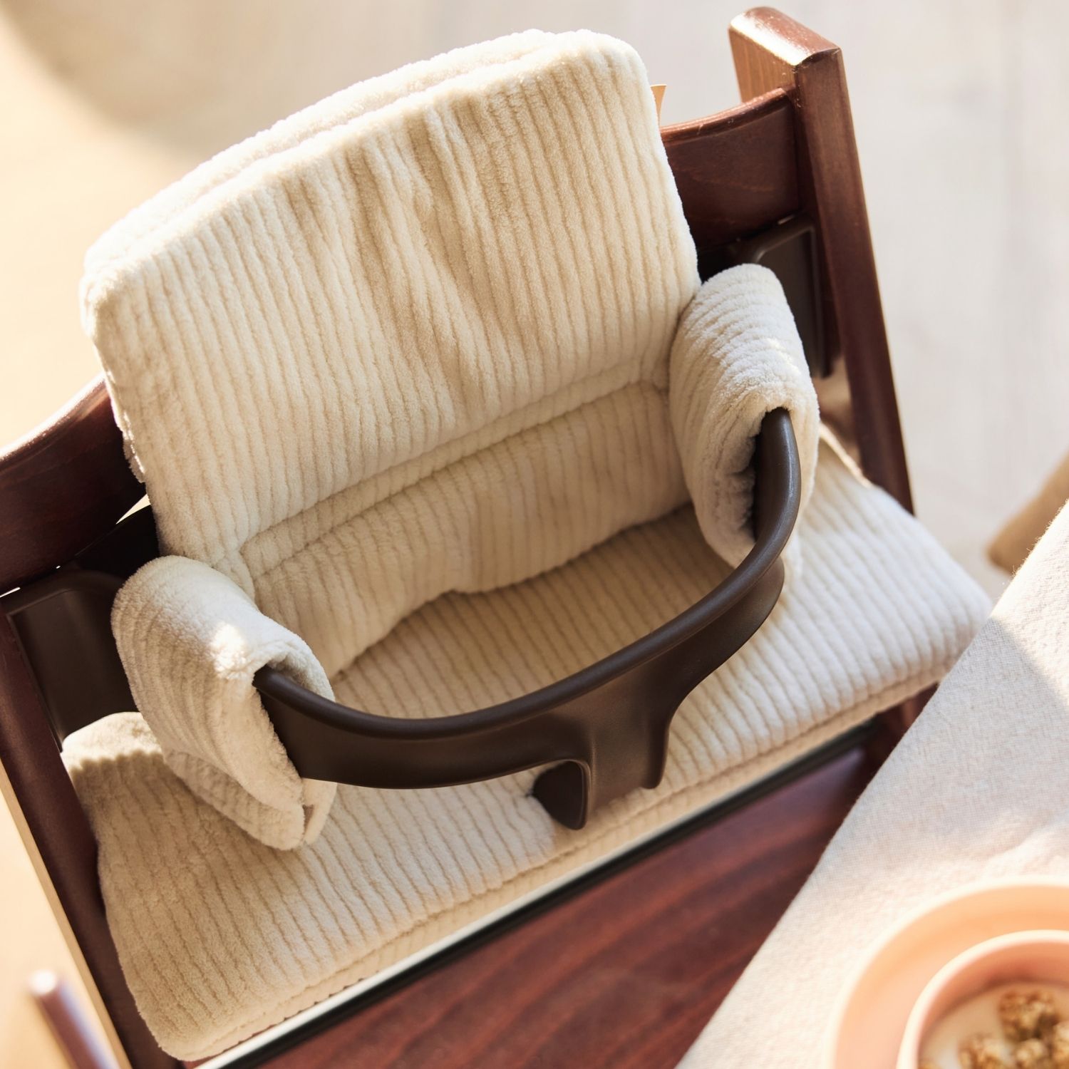 Assise pour chaise haute Stokke Cloudy Rib Oatmeal (Jollein) - Image 2