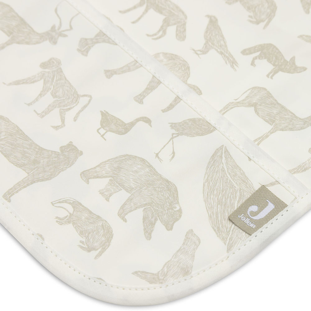 Bavoir à manches imperméable Animals Olive Green (Jollein) - Image 3