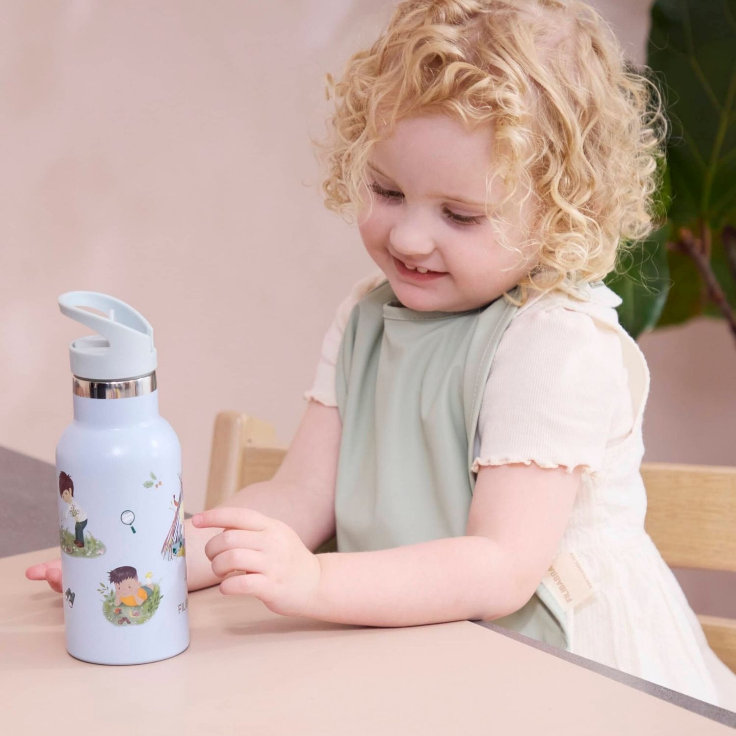 Gourde en acier inoxydable Petits Explorateurs (350 ml) (Filibabba) - Image 2