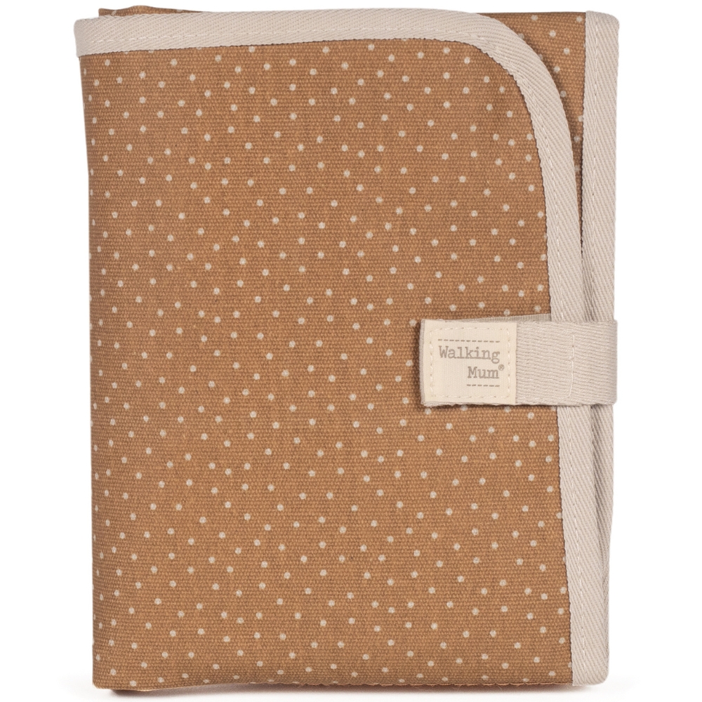 Tapis à langer à pois Poppy Cannelle