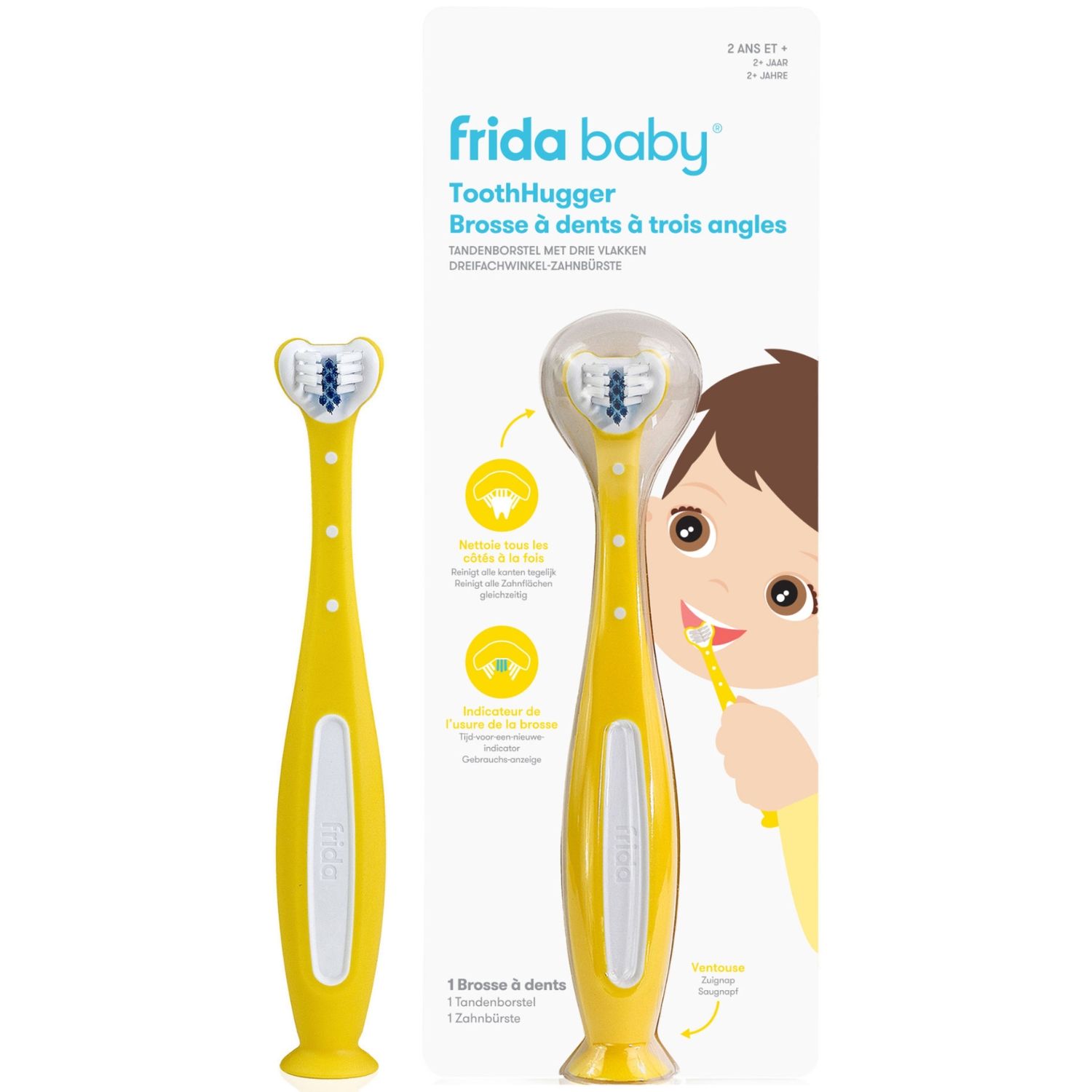 Frida - Brosse à dents à trois angles SmileFrida
