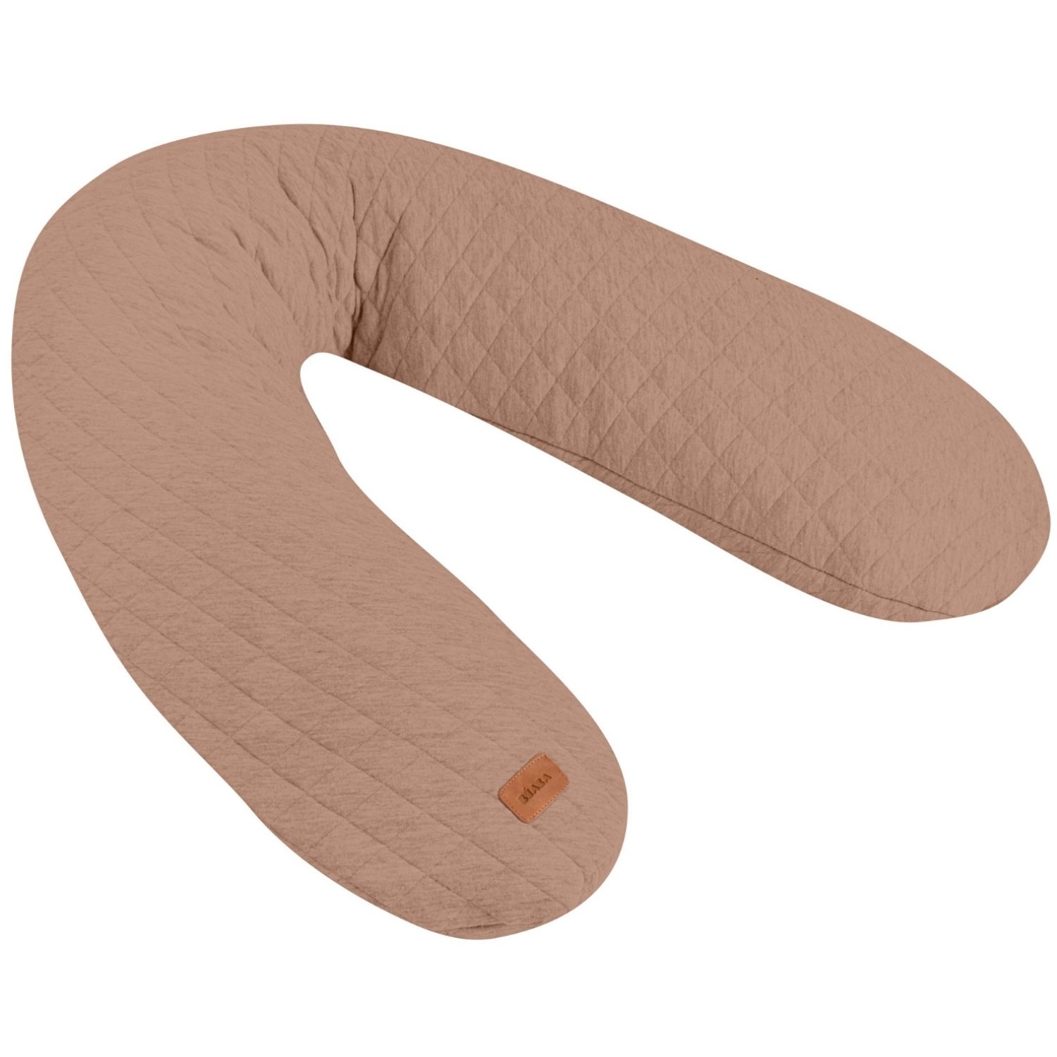Coussin de grossesse et allaitement Big Flopsy Fleur de coton Cacao (Béaba) - Image 1