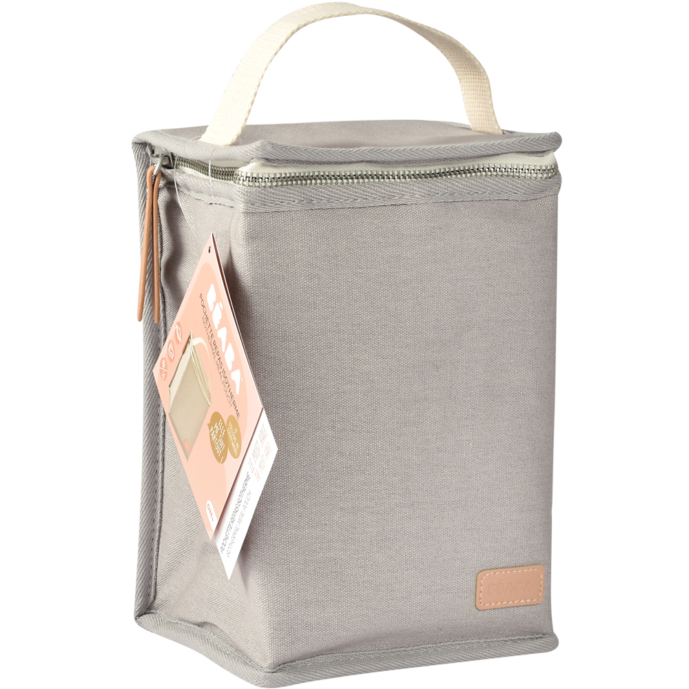 Sac isotherme Canvas gris perle (Béaba) - Image 7