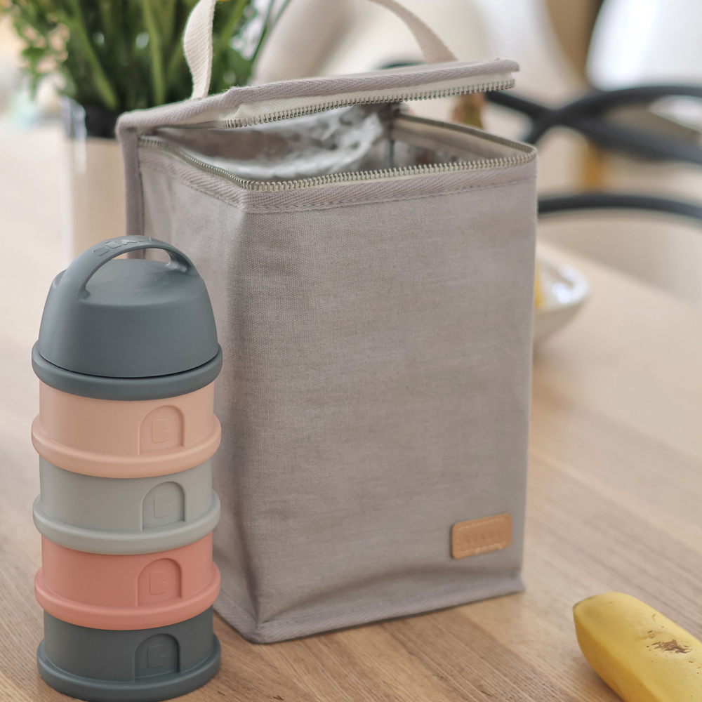 Sac isotherme Canvas gris perle (Béaba) - Image 4