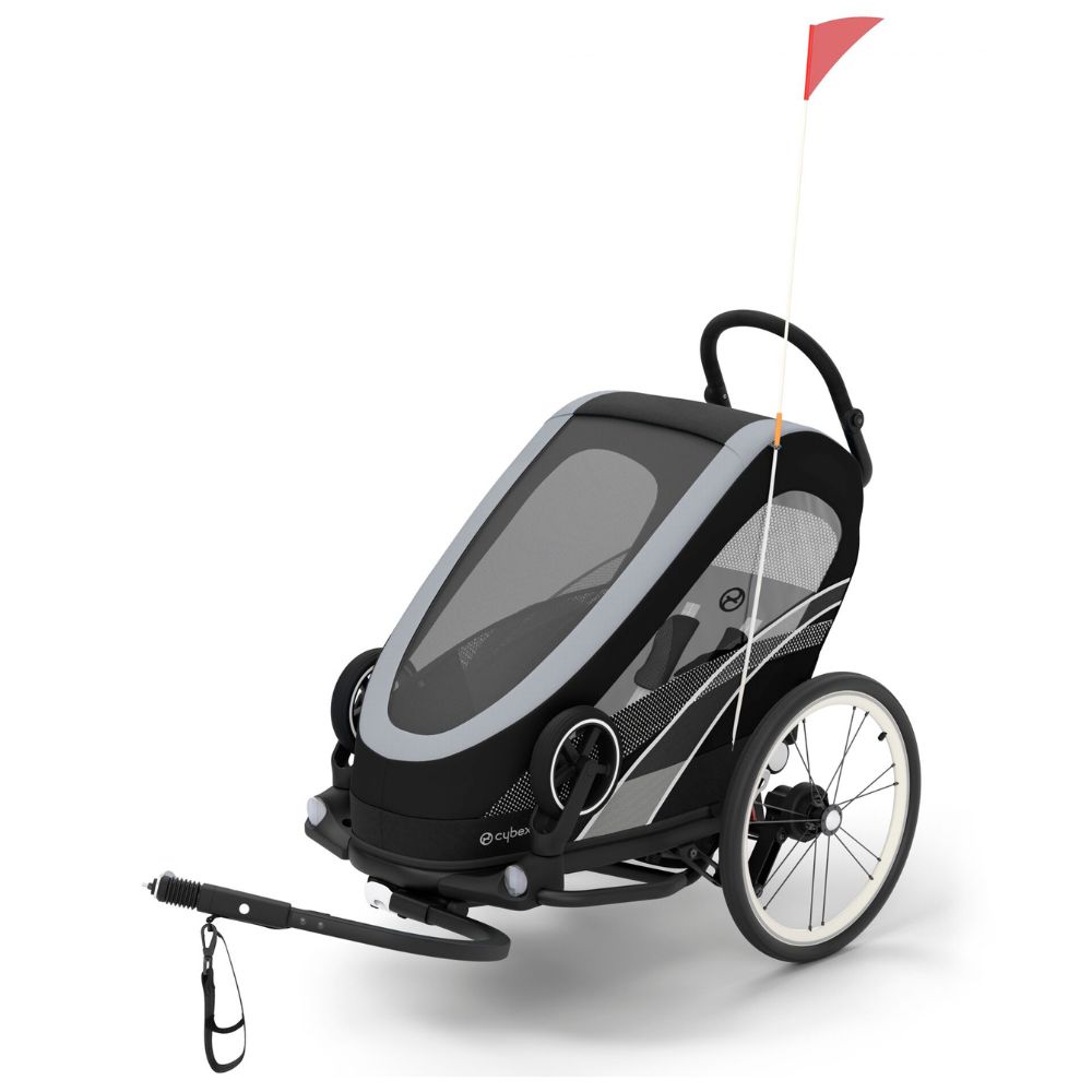 Cybex - Poussette remorque à vélo Zeno Bike All Black