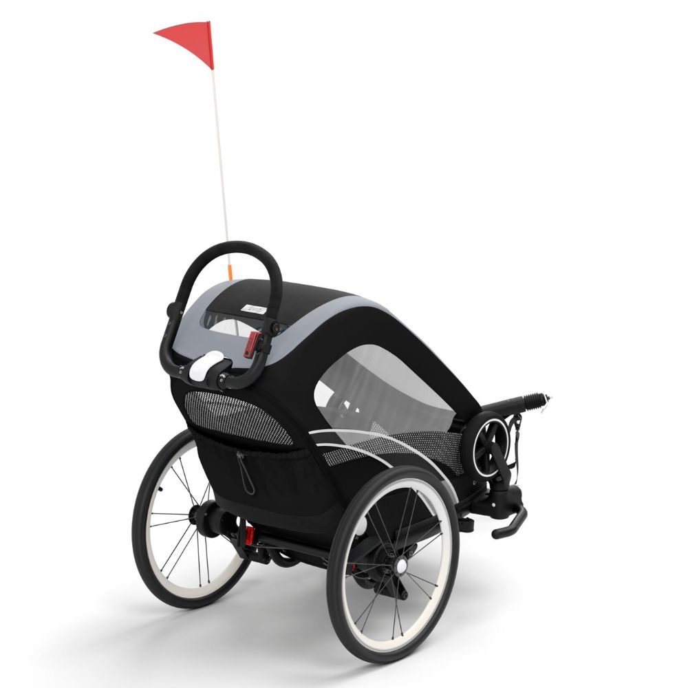 Poussette remorque à vélo Zeno Bike All Black (Cybex) - Image 2