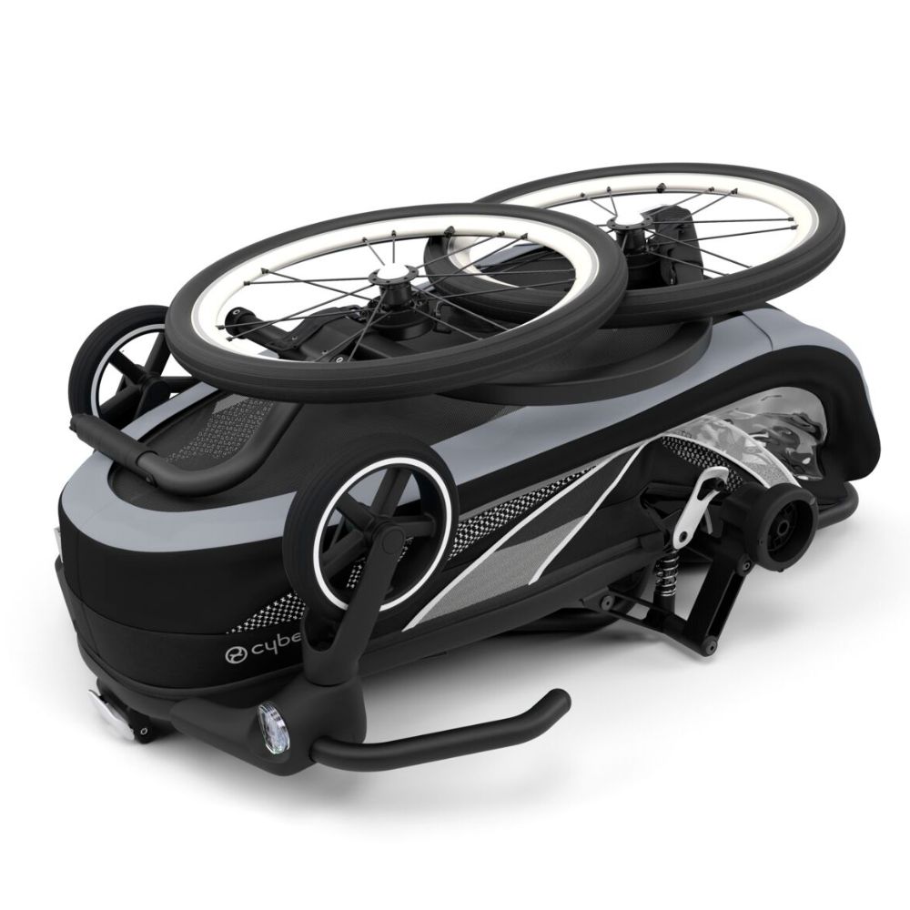 Poussette remorque à vélo Zeno Bike All Black (Cybex) - Image 7