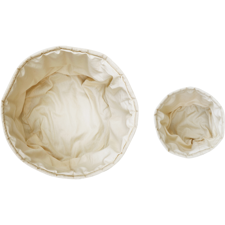 Lot de 2 paniers de rangement bamboo naturel (20 x 30 cm) (Lorena Canals) - Image 7