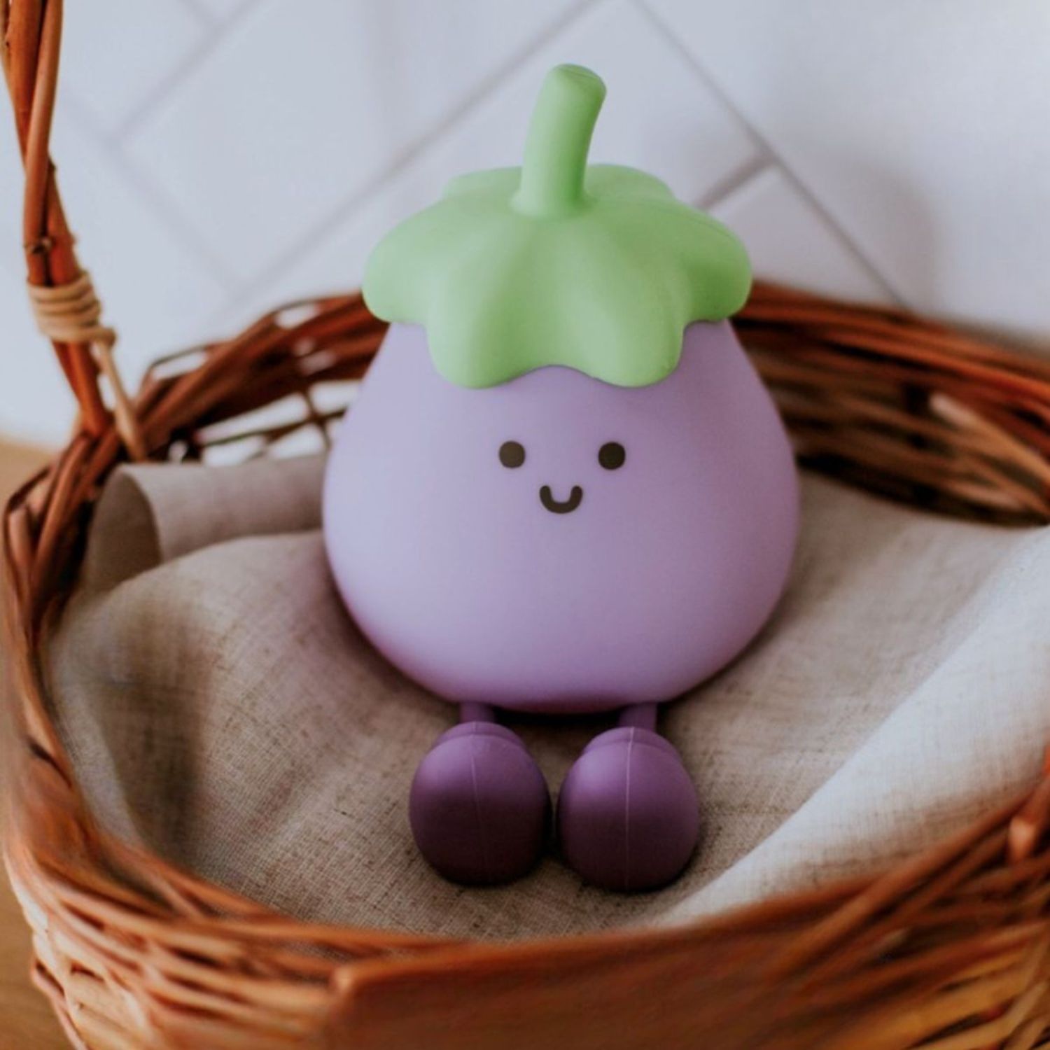 Veilleuse rechargeable Aubergine (Mary's) - Image 2