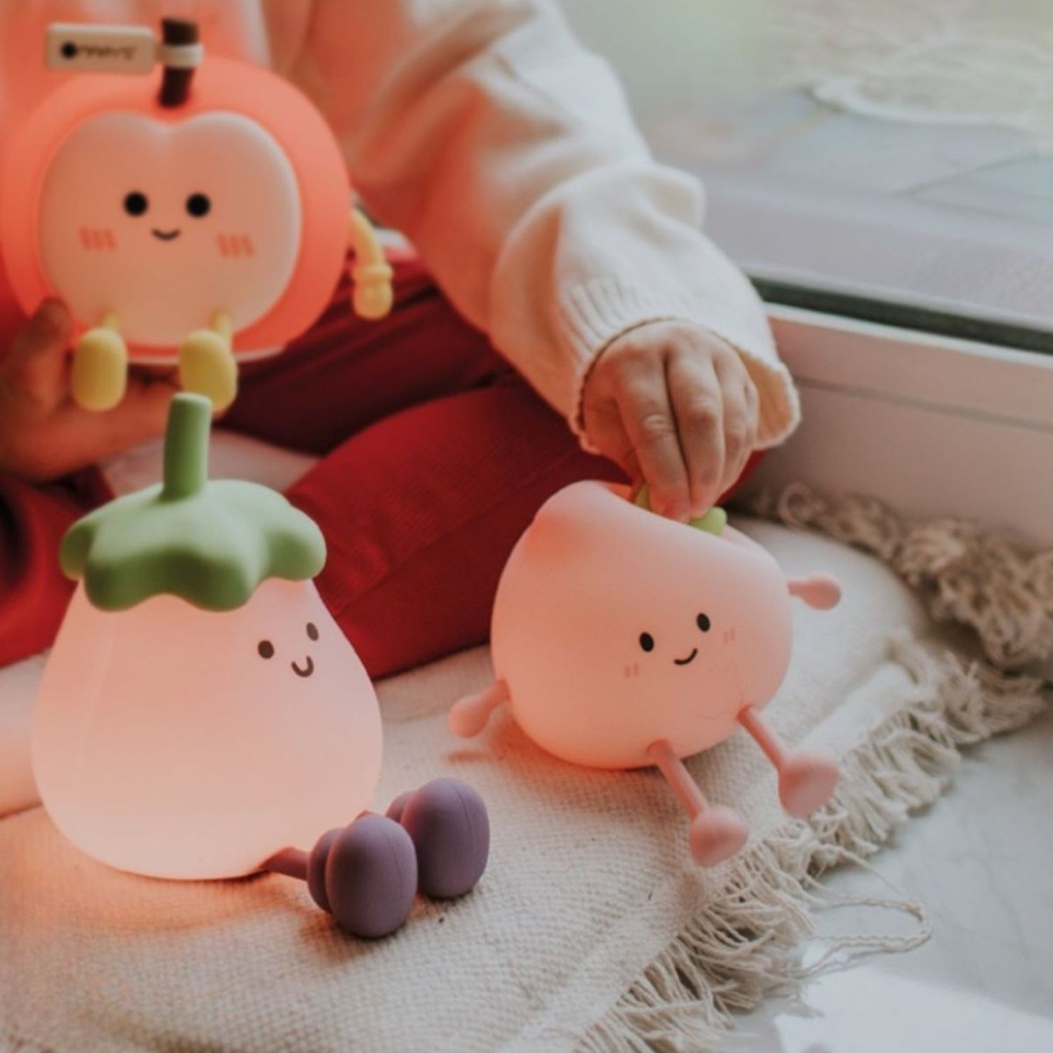 Veilleuse rechargeable Aubergine (Mary's) - Image 4