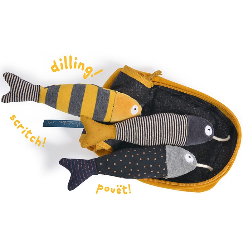 Moulin Roty - Jouet d'activités sardines Les Moustaches