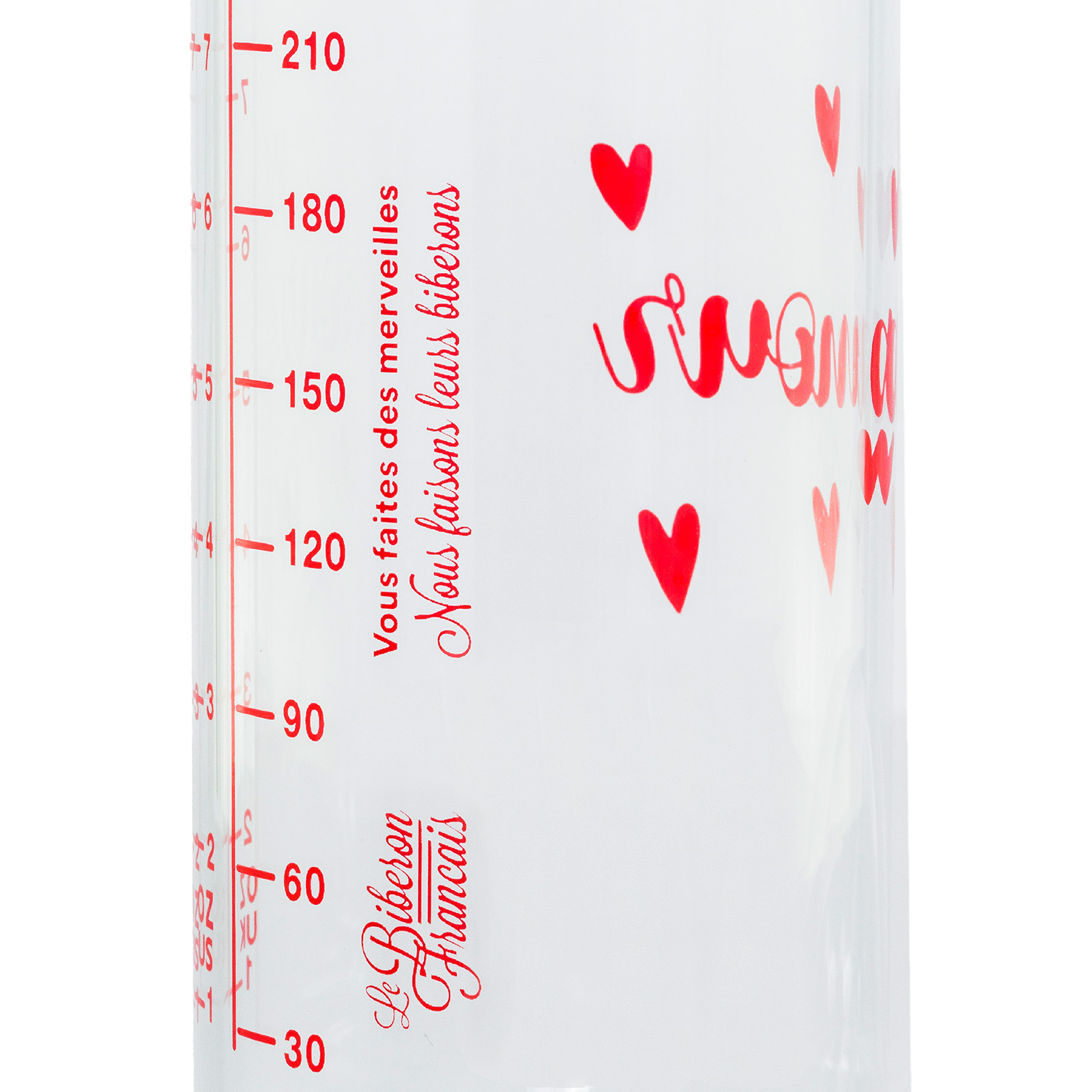 Biberon en verre anti colique Amour (240 ml) (Le biberon français) - Image 5
