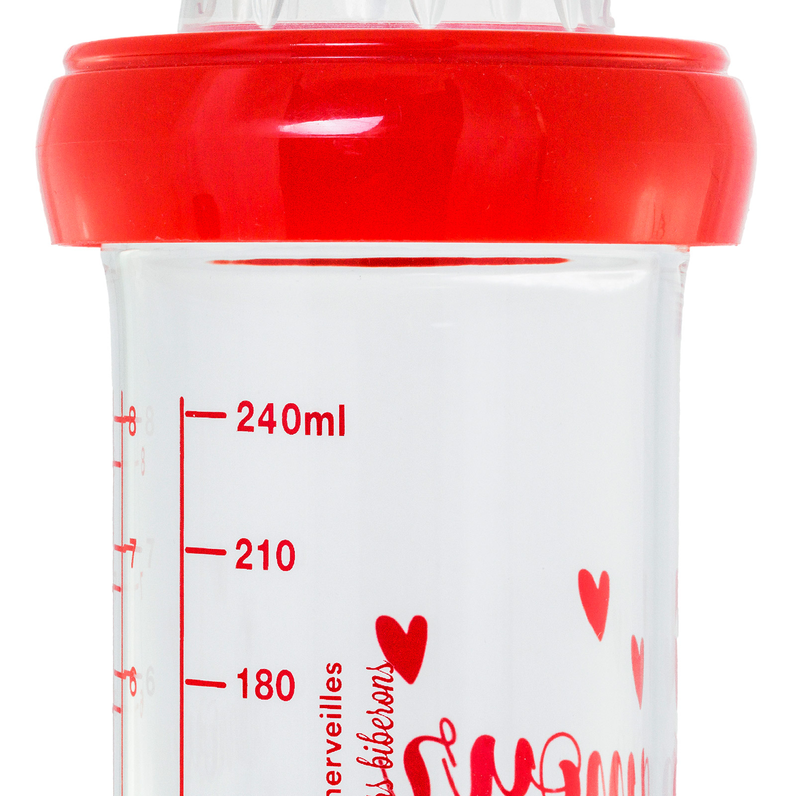 Biberon en verre anti colique Amour (240 ml) (Le biberon français) - Image 6
