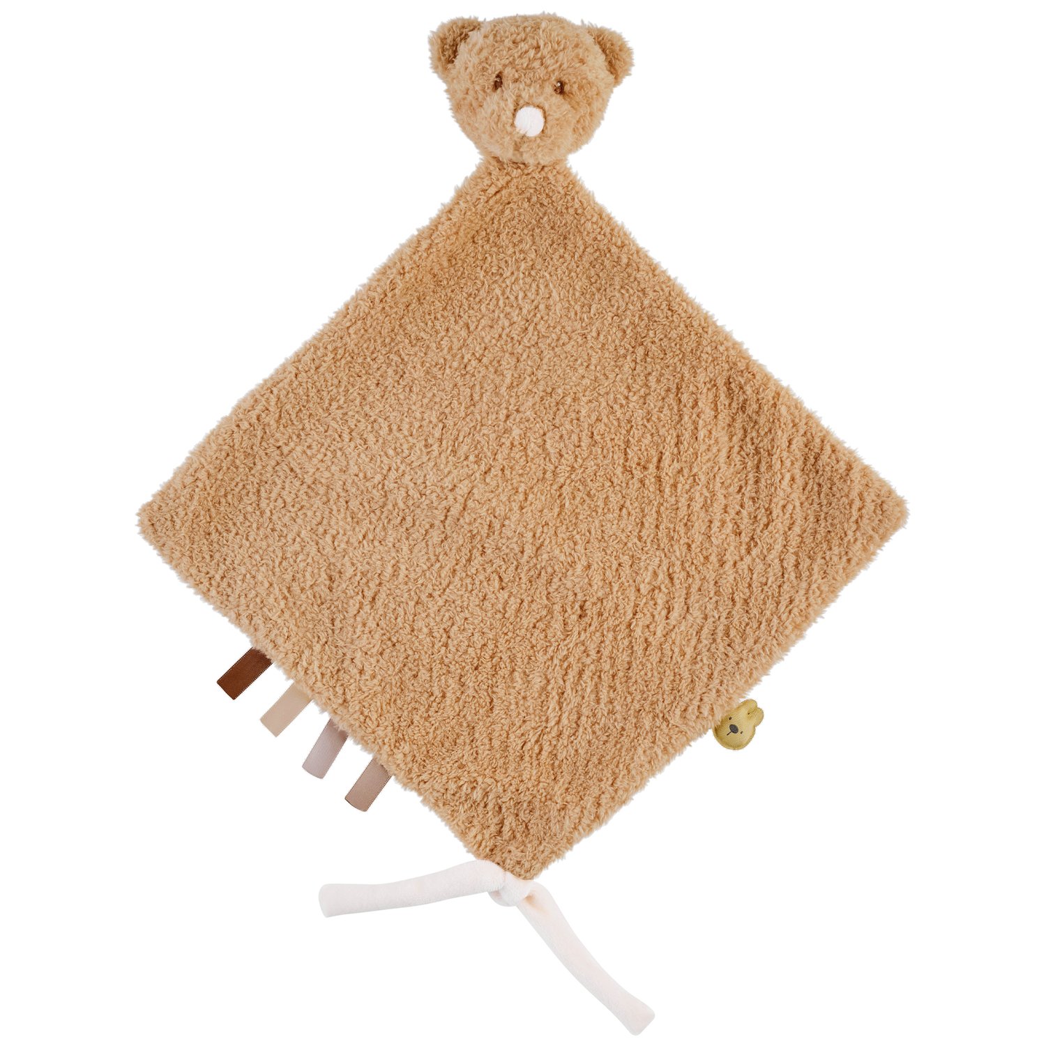 Maxi doudou attache sucette Teddy Ours Caramel (Nattou) - Image 1