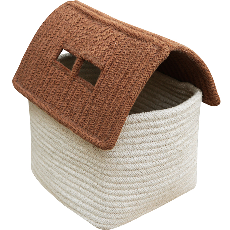 Panier de rangement maison toffee (22 x 22 x 34 cm) (Lorena Canals) - Image 1
