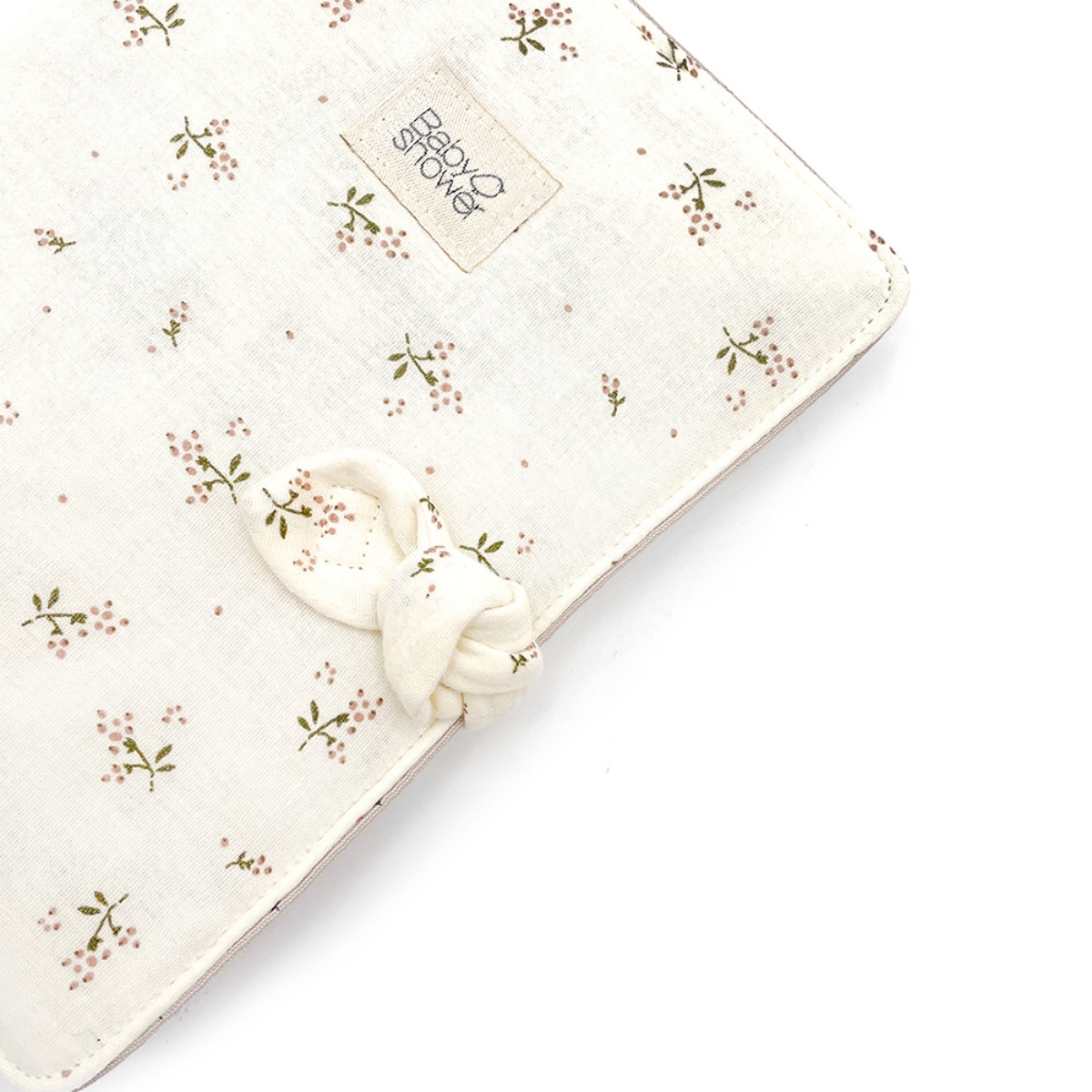Protège carnet de santé Knot Roseberry (Babyshower) - Image 1