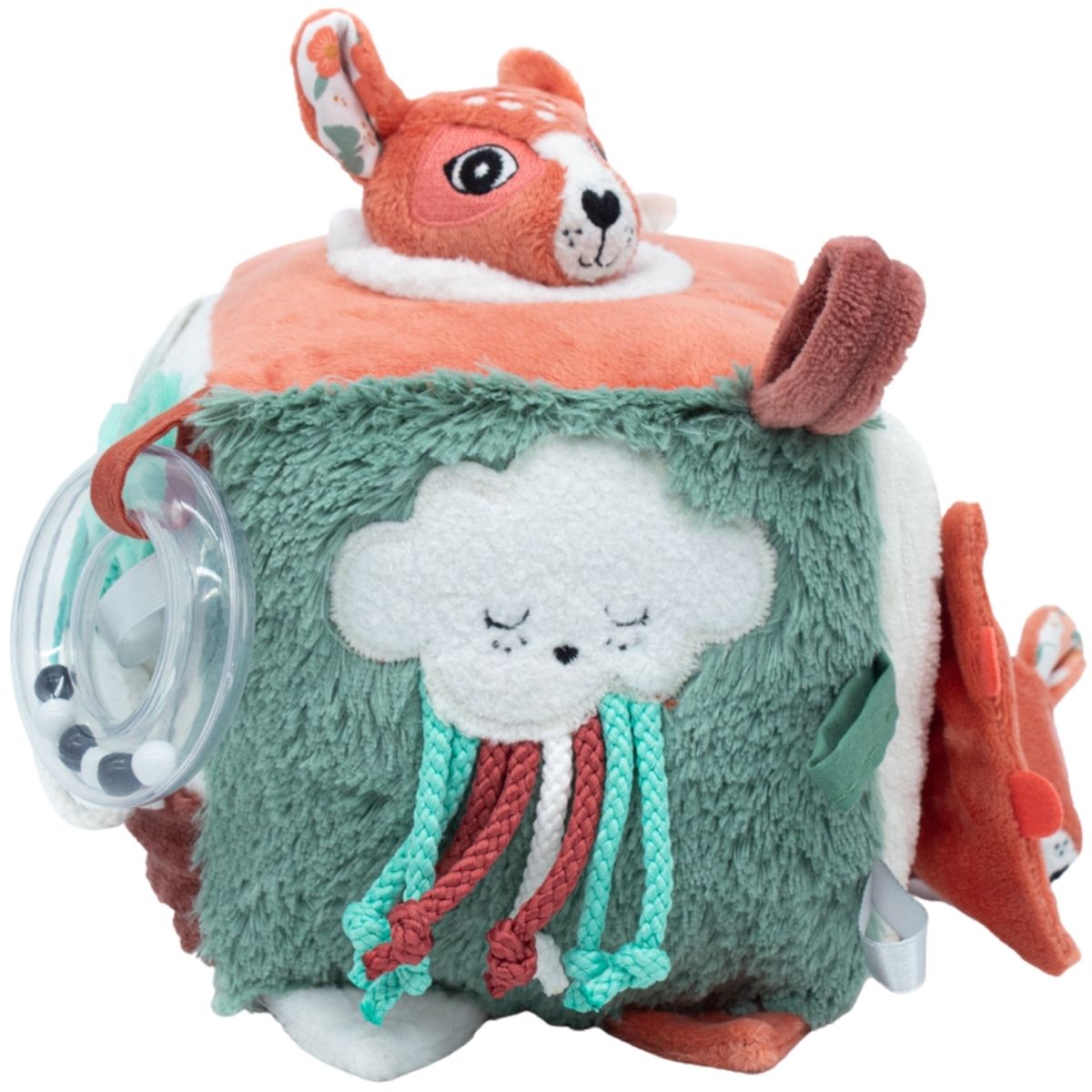 Cube d'activités Mélimélos la biche (12 cm) (Les Déglingos) - Image 1