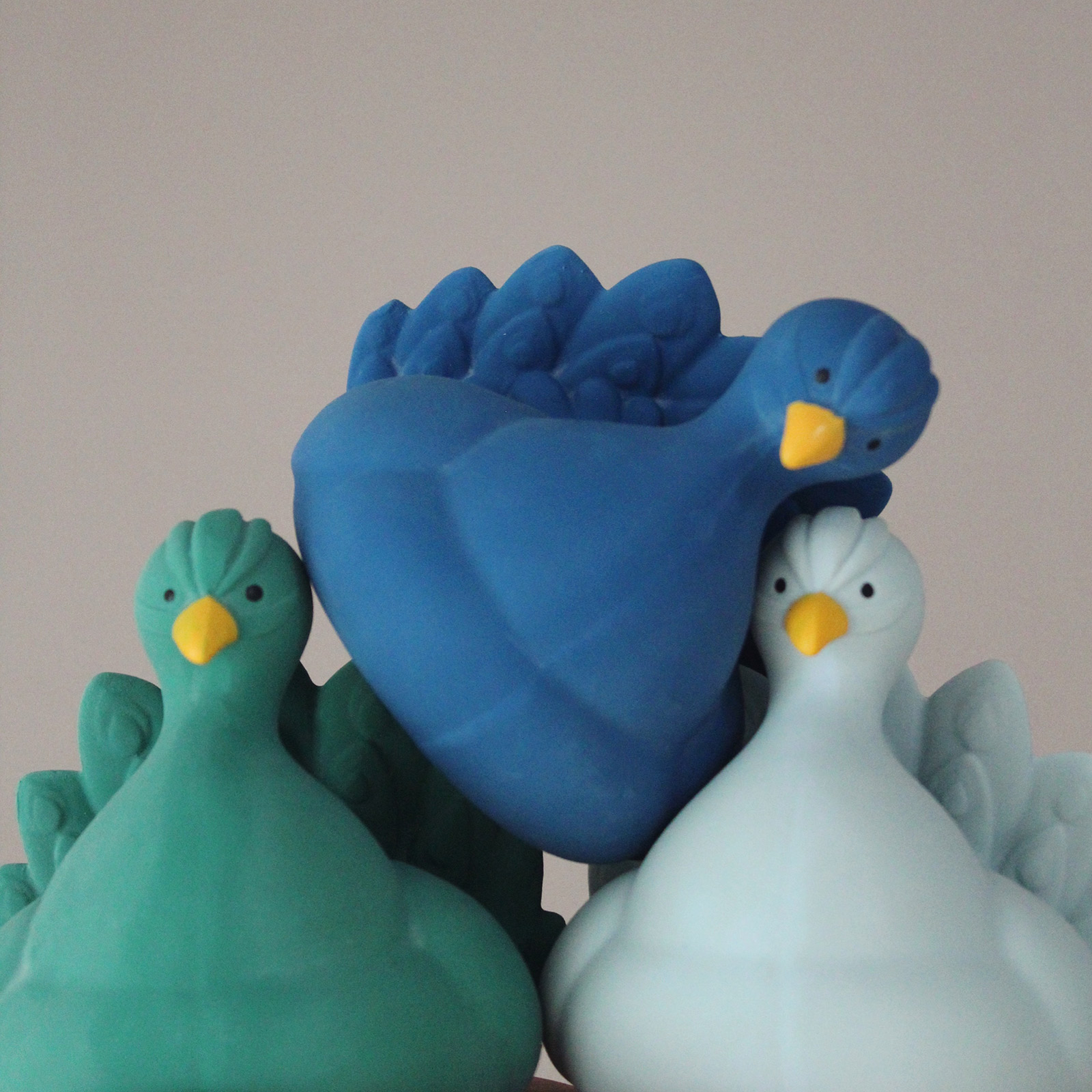 Jouet de bain Paon Bleu (Natruba) - Image 5