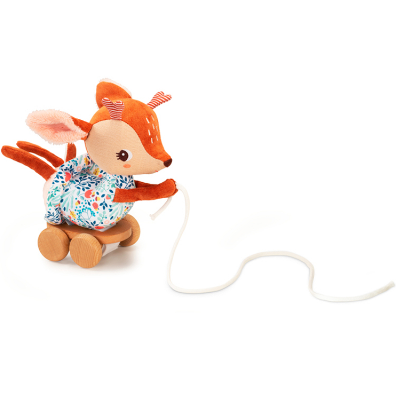 Peluche à tirer Stella le faon (Lilliputiens) - Image 1