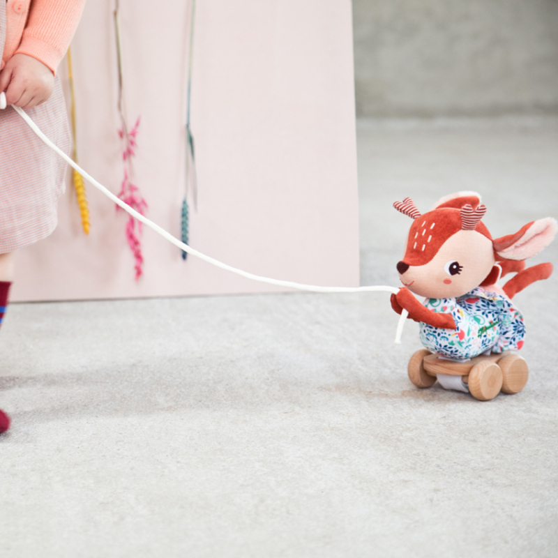 Peluche à tirer Stella le faon (Lilliputiens) - Image 3