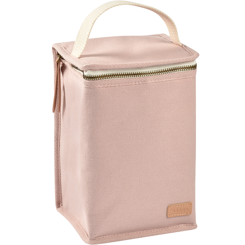 Béaba - Sac isotherme Canvas rose poudré (0,28 L)