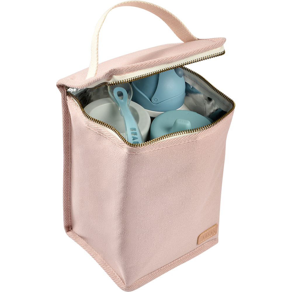 Sac isotherme Canvas rose poudré (0,28 L) (Béaba) - Image 6