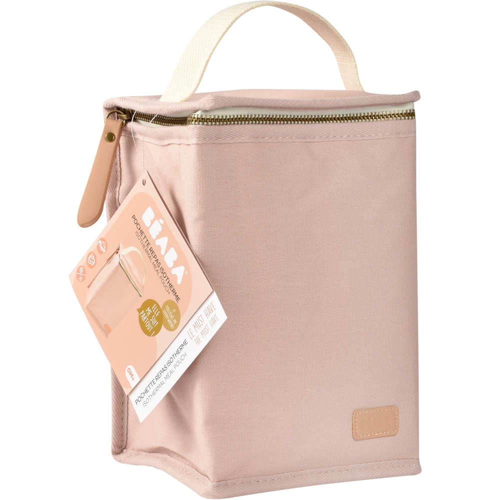 Sac isotherme Canvas rose poudré (0,28 L) (Béaba) - Image 7