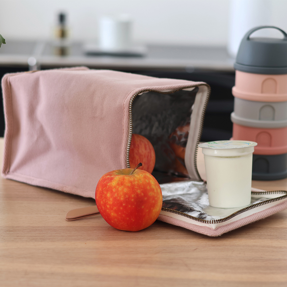 Sac isotherme Canvas rose poudré (0,28 L) (Béaba) - Image 2