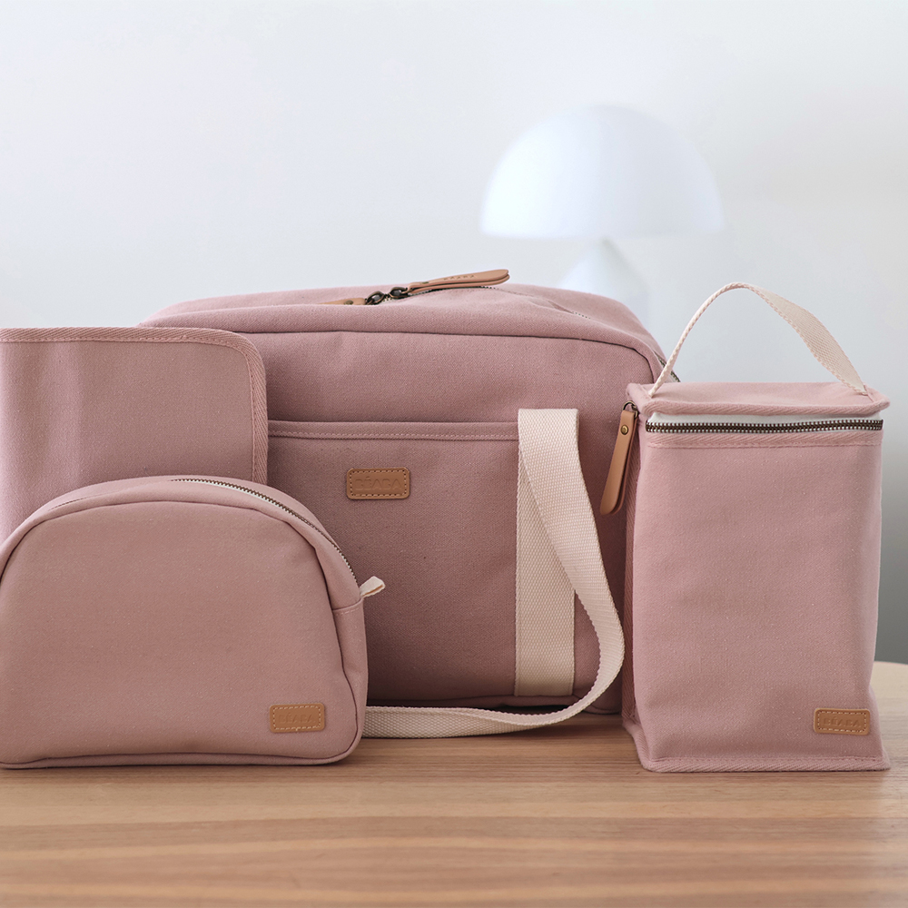 Sac isotherme Canvas rose poudré (0,28 L) (Béaba) - Image 4