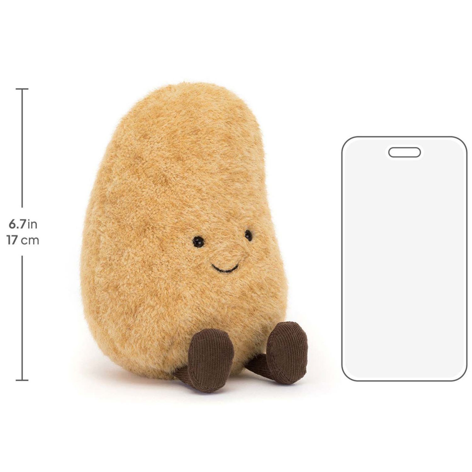 Peluche Amuseable Pomme de terre (19 cm) (Jellycat) - Image 9
