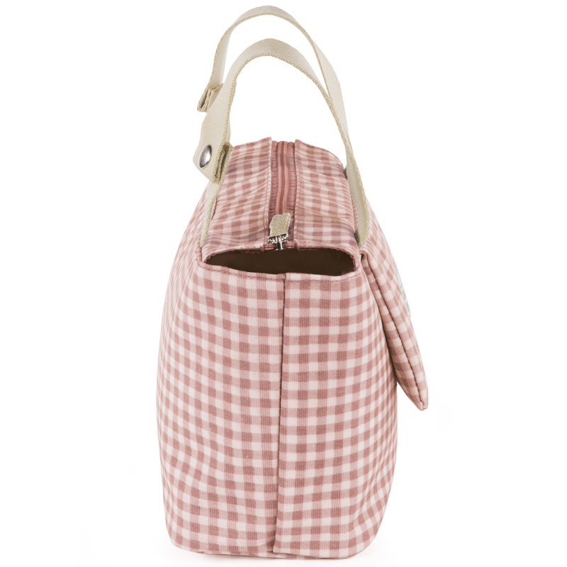 Sac à poussette I love vichy rose (Walking Mum) - Image 4