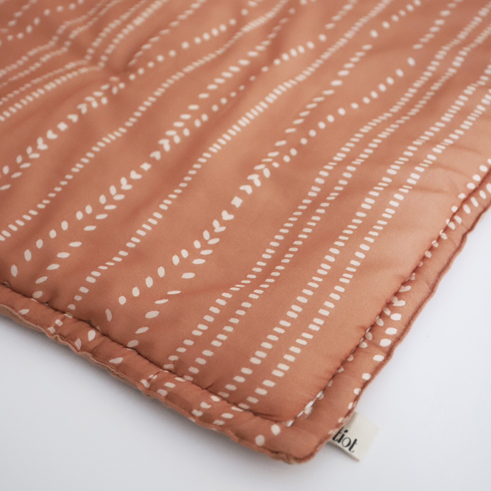 Tapis de jeu carré Nepo Terracotta (100 x 100 cm) (Nattiot) - Image 2