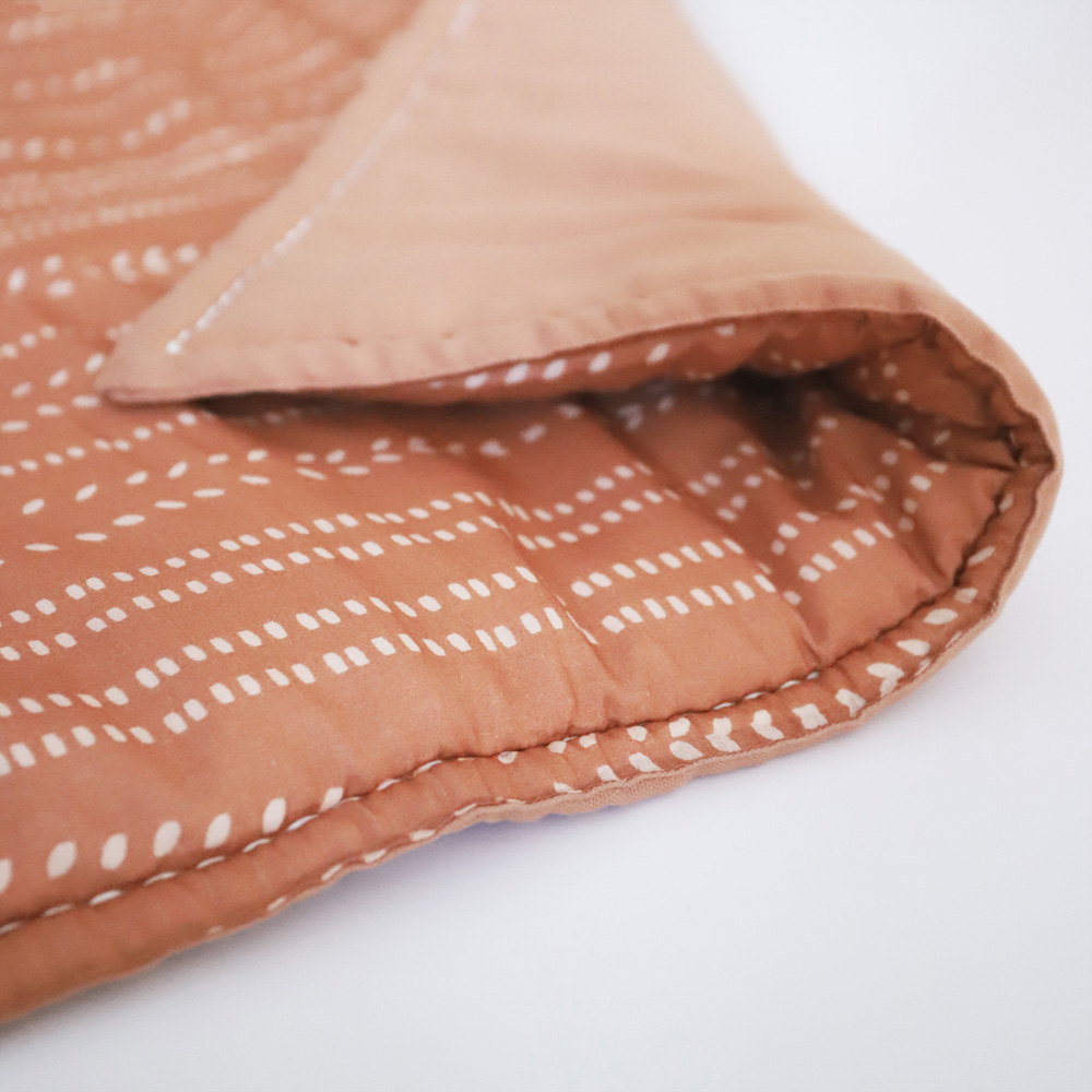 Tapis de jeu carré Nepo Terracotta (100 x 100 cm) (Nattiot) - Image 3