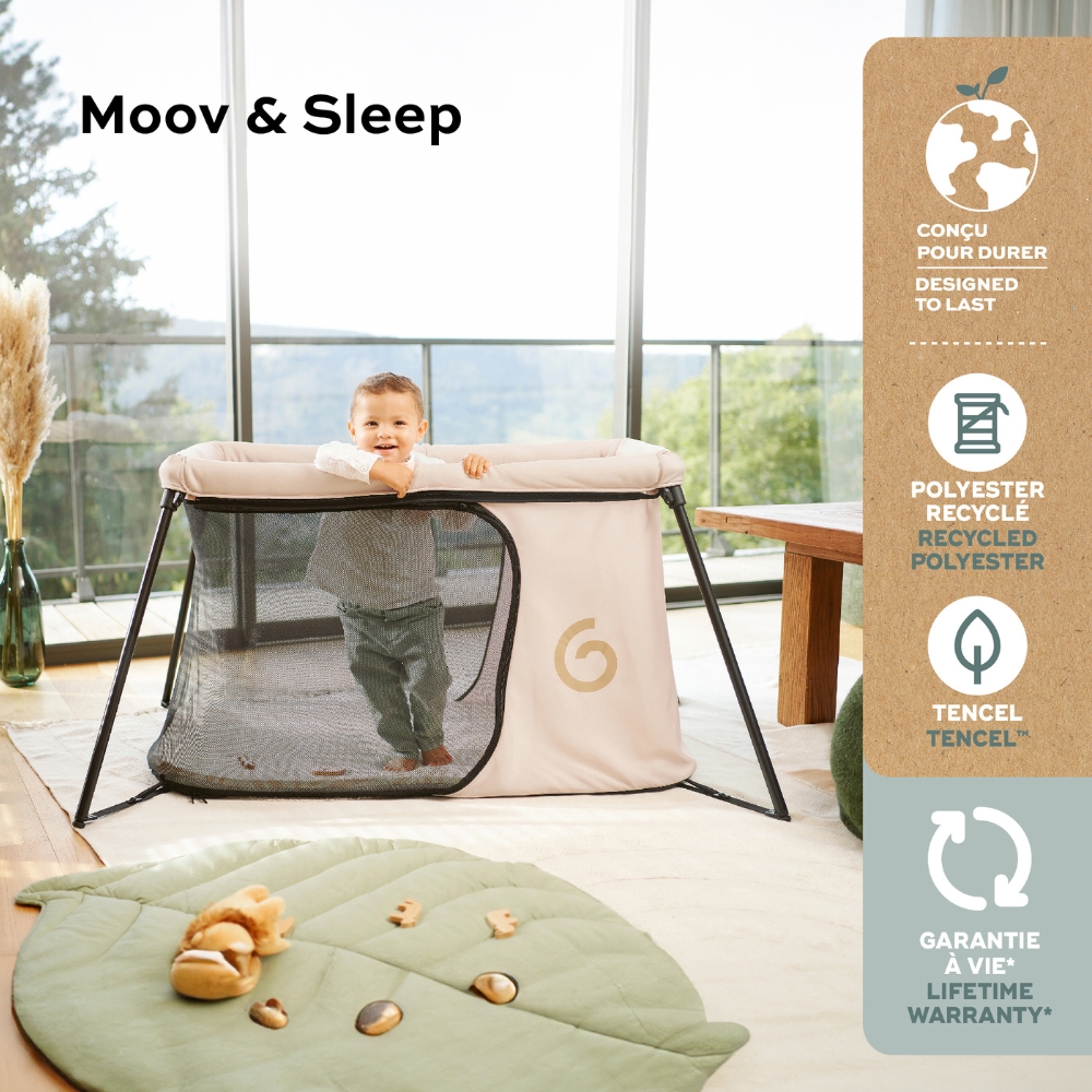 Lit parapluie Moov & Sleep Sable (Babymoov) - Image 4