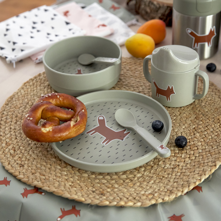 Lassig - Coffret repas Little Forest Renard (4 pièces)