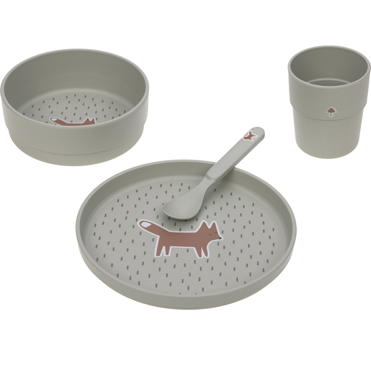 Coffret repas Little Forest Renard (4 pièces) (Lassig) - Image 5