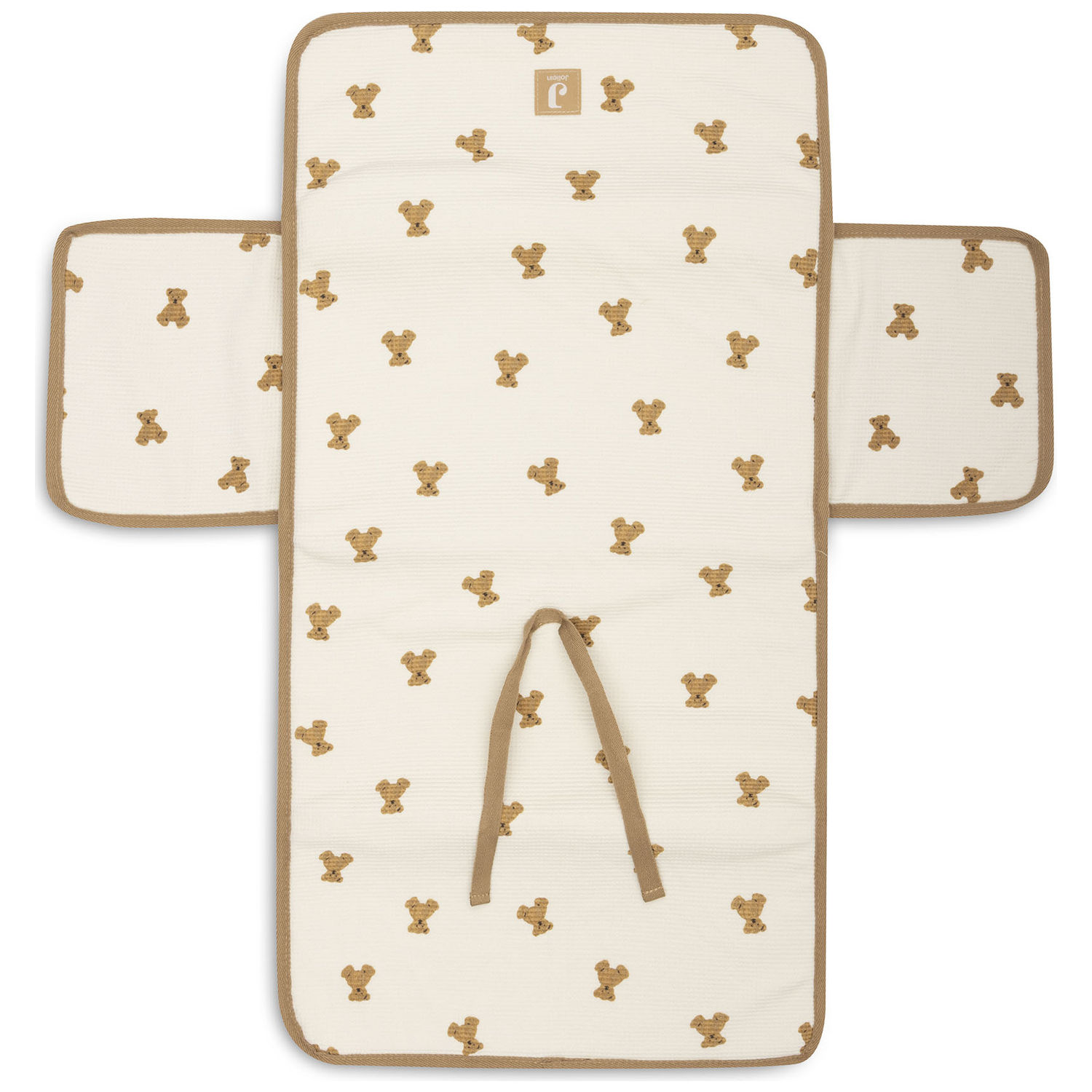 Tapis à langer nomade Little Waffle Mini Teddy Bear (Jollein) - Image 3