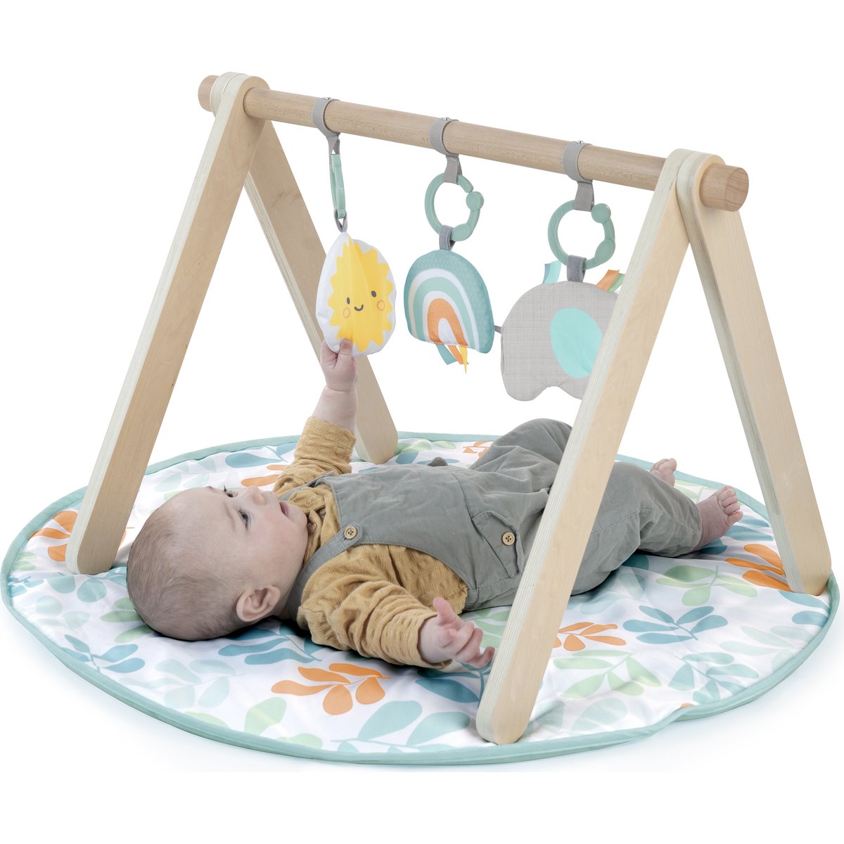 Tapis d'éveil Sun Valley avec arche de jeu en bois (Kids2) - Image 5