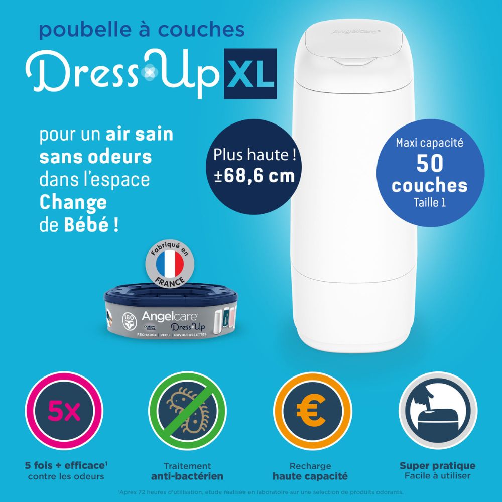 Poubelle à couches Dress Up XL (Angelcare) - Image 3