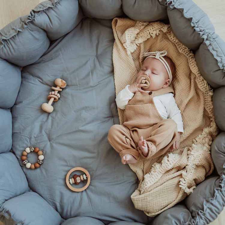 Tapis de jeu 3 en 1 Organic Coco Bleu (Play&Go) - Image 4