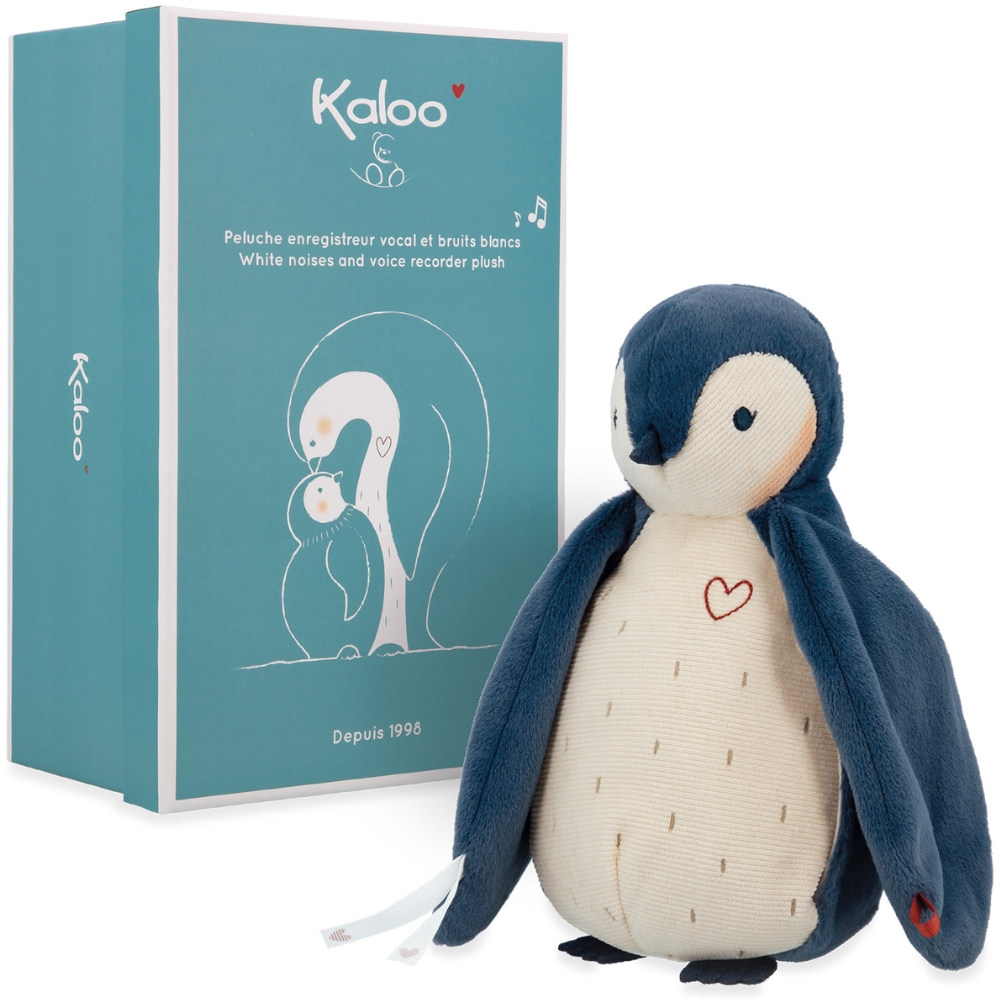 Peluche enregistreuse vocale et bruits blancs Manchot bleu (25 cm) (Kaloo) - Image 6